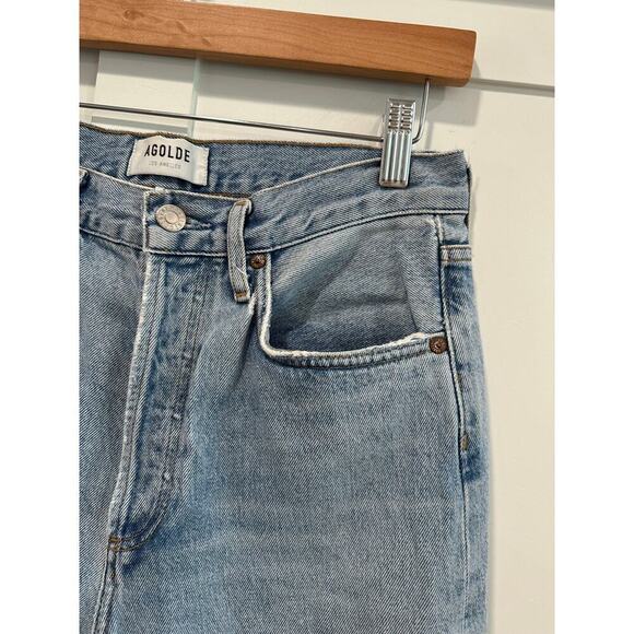 AGOLDE 90’s Straight Distressed Jeans Size 25 - Picture 3 of 9